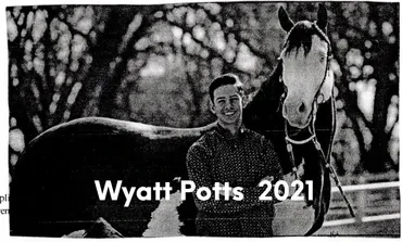 Wyatt Potts 2021 with horse